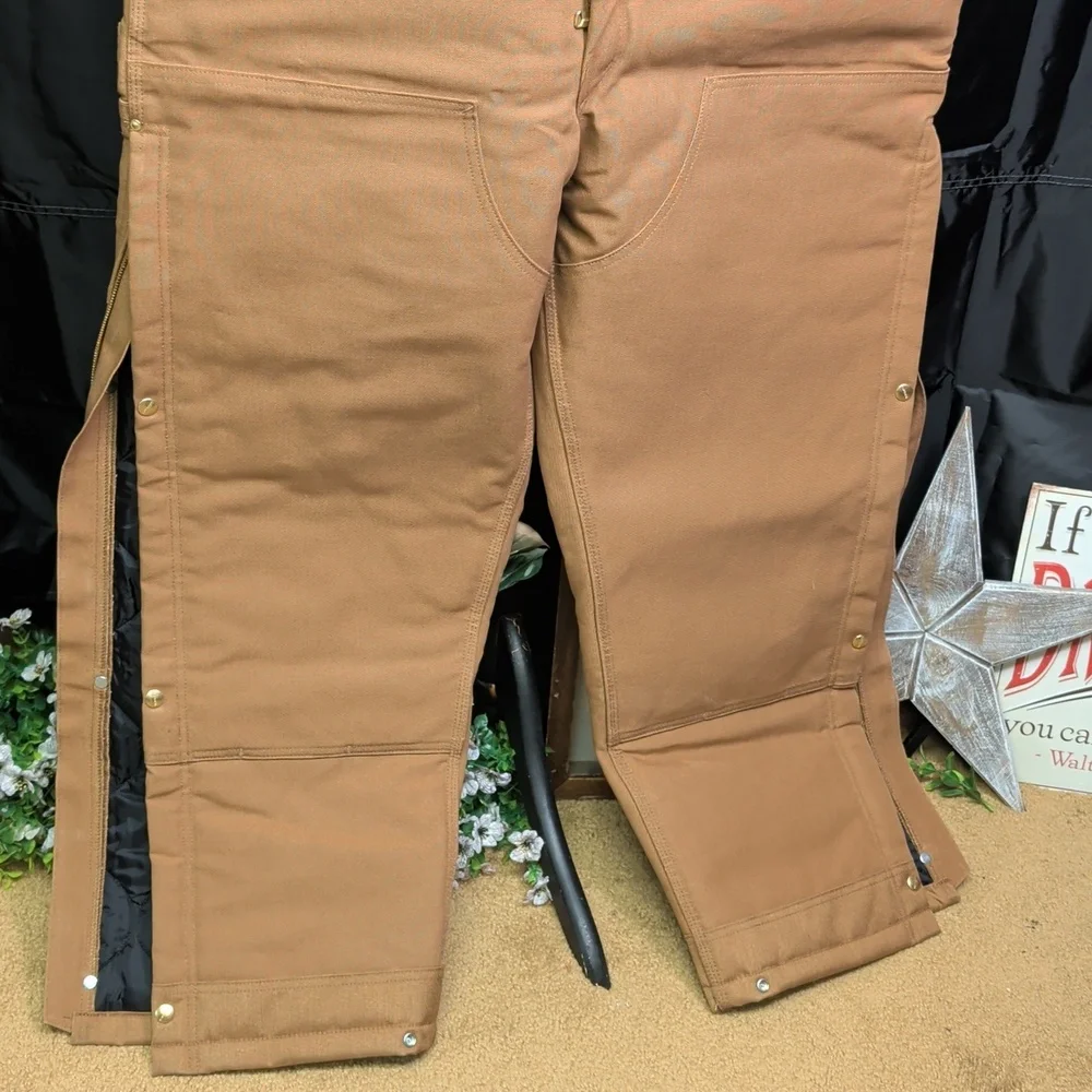 NWOT Carhartt XL Overalls Bibs Men's Loose Fit - Picture 3 of 11